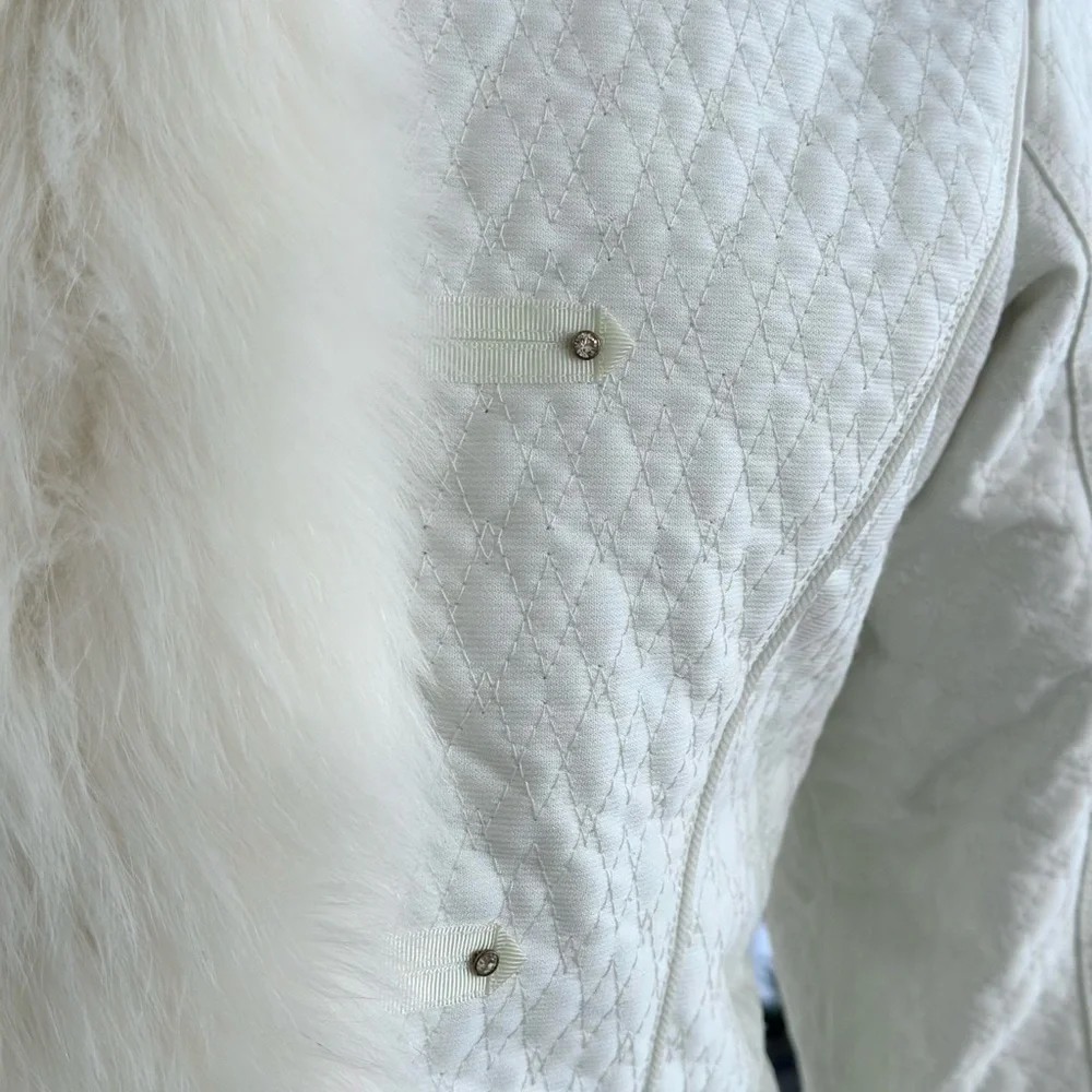 NWT Metropolis Rhapsody Ski Snow Suit Jacket Pants Winter White Size 10 - Picture 4 of 16